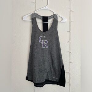 Colorado Rockies Tank Top | Women’s Small | Majestic | MLB Top
